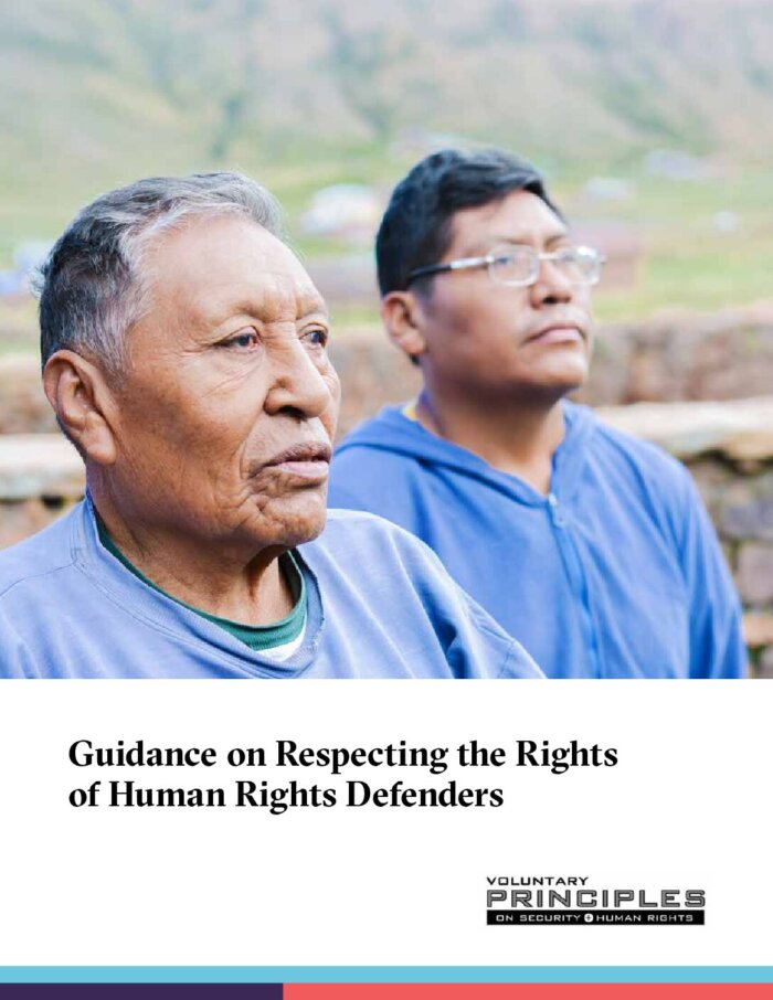 Guidance on Respecting the Rights of Human Rights Defenders - Voluntary ...